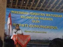 peresmian jembatan Watusigar